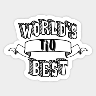 World's Best Tio Sticker